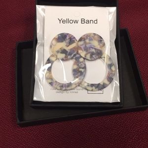 Acrylic earrings new in box